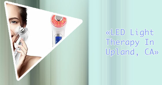 Face massager with led light