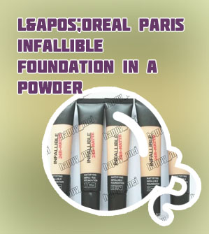 Infallible foundation powder shades