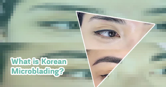 Korean eyebrow microblading