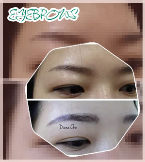 Korean semi permanent eyebrow