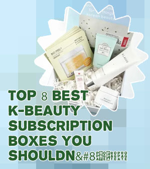 Korean skincare gift box