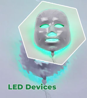 Led face roller