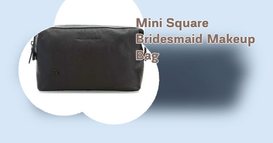 Square toiletry bag